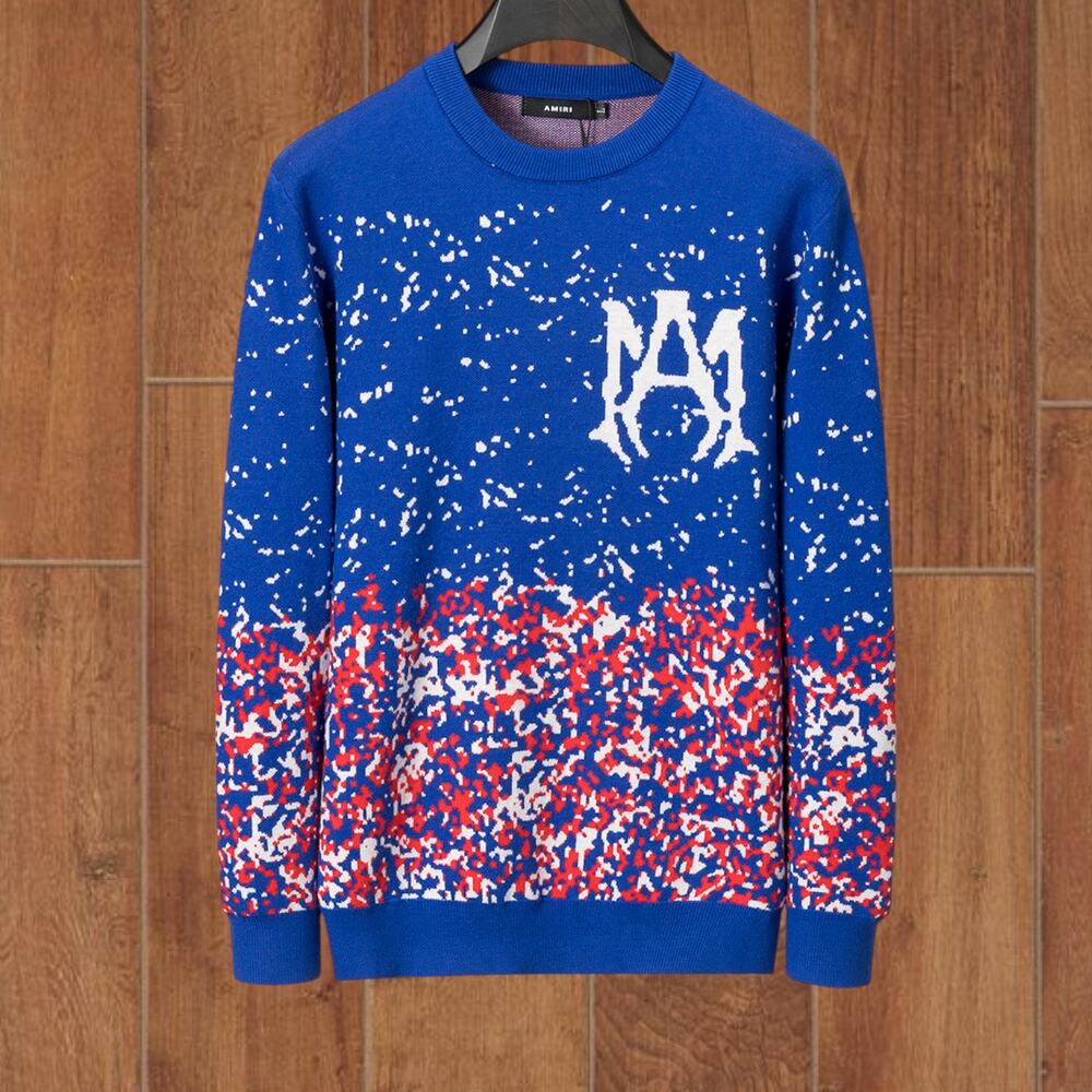 AMIRI blue sweater round neck